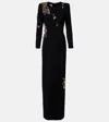 Dries Van Noten Long Sleeve Dress In Black