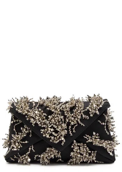 Dries Van Noten Embellished Grosgrain Clutch
