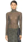 Dries Van Noten Embellished Hoyser Neck In Multi