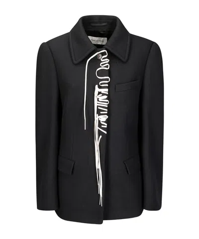 Dries Van Noten Embellished Jacket In Black