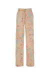 Dries Van Noten Embellished Linen Blend Paxy Pant