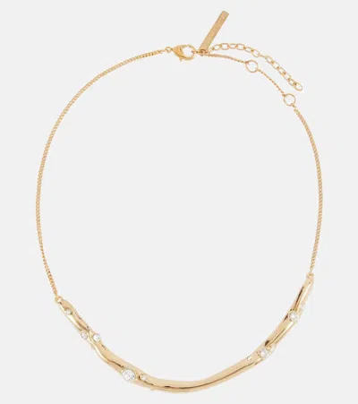 Dries Van Noten Embellished Necklace In Gold