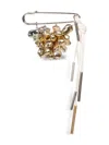 Dries Van Noten Embellished Pin Brooch In Gold