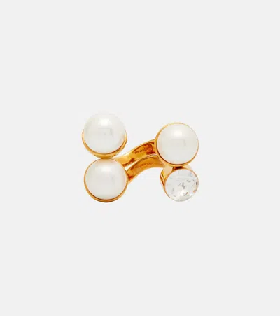 Dries Van Noten Embellished Ring In Gold