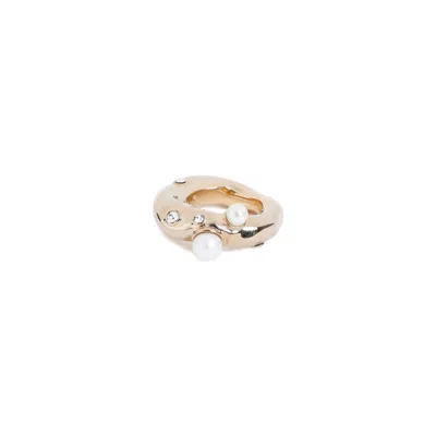 Dries Van Noten Embellished Ring In Gold