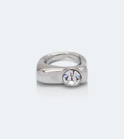 Dries Van Noten Embellished Ring In Metallic