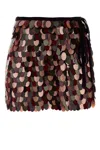 Dries Van Noten Short Wrap Skirt With Side Tie Fastening In White