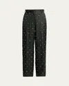 Dries Van Noten Chic Wide Leg Trousers Featuring Pockets In Black