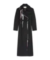 Dries Van Noten Embellished Wool Coat In Black