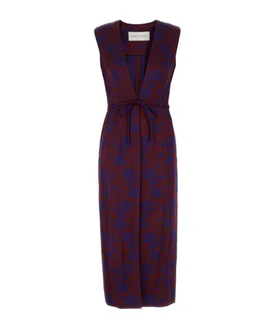 DRIES VAN NOTEN DRIES VAN NOTEN SLEEVELESS DRAWSTRING DRESS