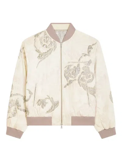 DRIES VAN NOTEN EMBROIDERED BOMBER JACKET