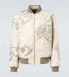 Dries Van Noten Embroidered Cotton Bomber Jacket