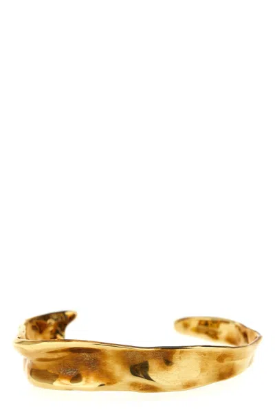 Dries Van Noten 'embroidered Cuff' Bracelet In Brown