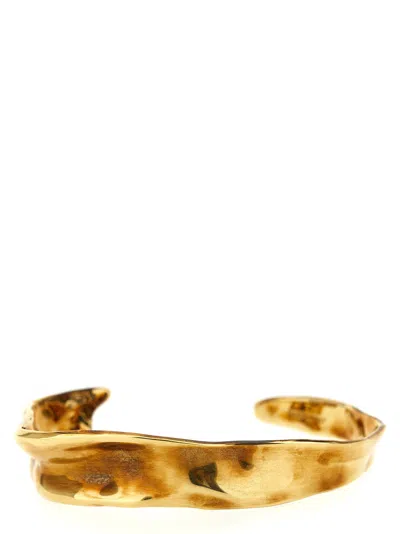 Dries Van Noten Embroidered Cuff Jewelry Brown