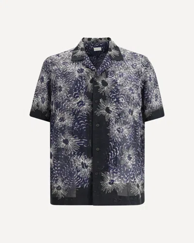 Dries Van Noten Carltone Shirt In Blue