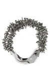 Dries Van Noten Chunky Metallic Necklace With Textured Finish
