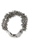 Dries Van Noten Chunky Metallic Necklace With Textured Finish
