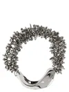 Dries Van Noten Chunky Metallic Necklace With Textured Finish