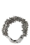 Dries Van Noten Chunky Metallic Necklace With Textured Finish