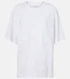 Dries Van Noten Embroidered Oversized Cotton T-shirt In White