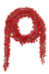 Dries Van Noten Layered Beaded Necklace With Silver Chain