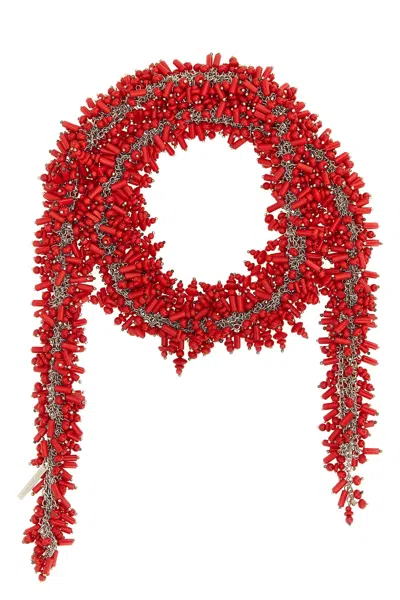 DRIES VAN NOTEN DRIES VAN NOTEN  'EMBROIDERED SCARF' NECKLACE