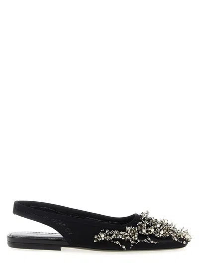 DRIES VAN NOTEN EMBROIDERED SLINGBACK