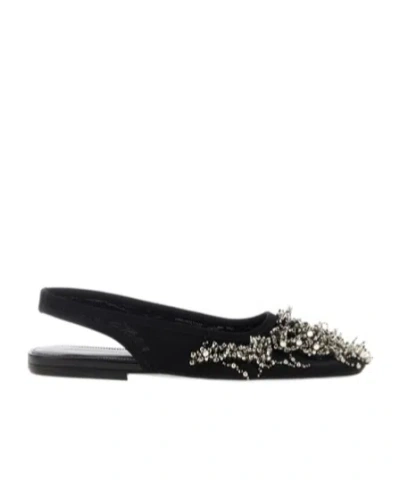 DRIES VAN NOTEN DRIES VAN NOTEN EMBELLISHED SLINGBACK FLAT SHOES