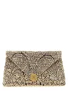 Dries Van Noten Beige Envelope Clutch Bag