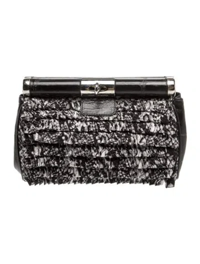 Pre-owned Dries Van Noten Evening Bag In Black