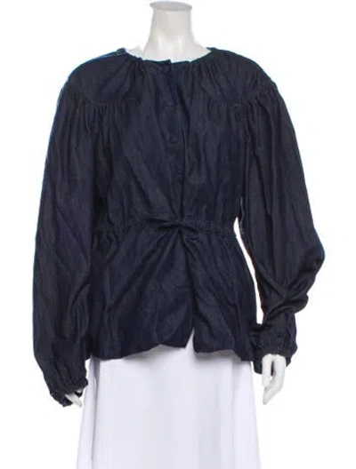 Pre-owned Dries Van Noten Evening Jacket In Blue