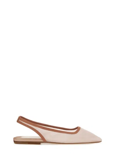 Dries Van Noten Fabric Slingback Sandals In Neutral