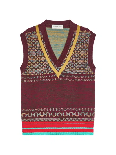 Dries Van Noten Fitted Cashmere Top In 레드