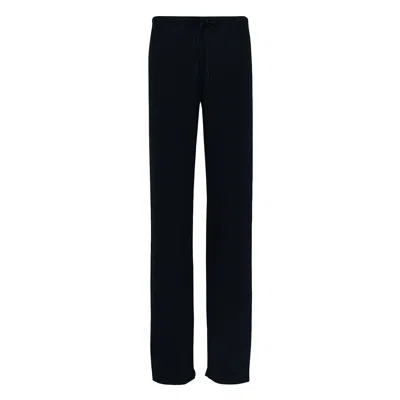 Dries Van Noten Fitted Drawstring Pants In Black