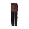 Dries Van Noten Fitted Drawstring Pants In Multi