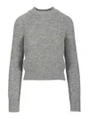 Dries Van Noten Fitted Sweater In Gray