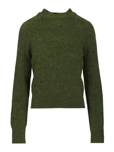 Dries Van Noten Fitted Sweater In Green