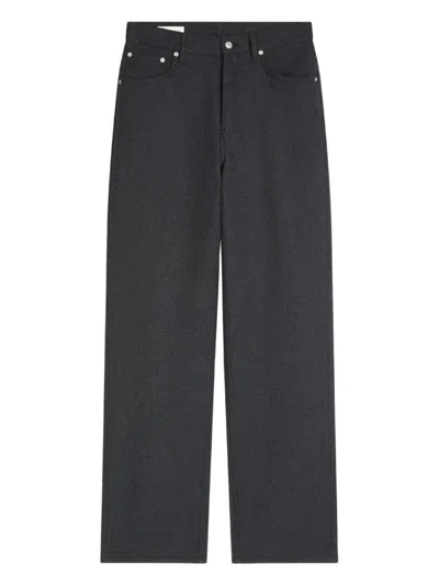 Dries Van Noten Five-pocket Pants In Black
