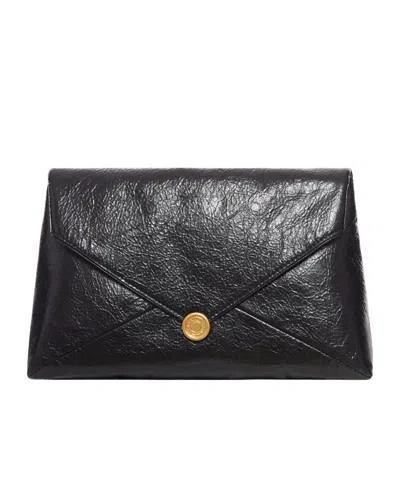Dries Van Noten Flap Shoulder Bag In Black