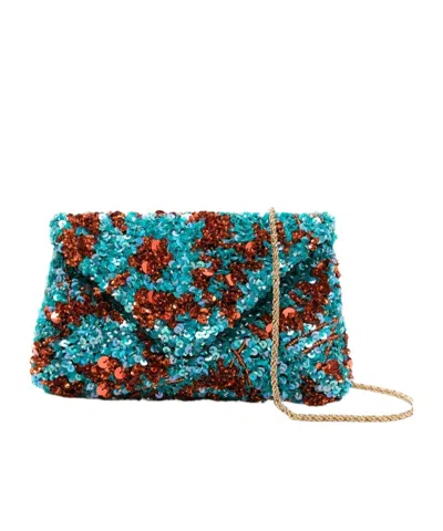 Dries Van Noten Flap Shoulder Bag In Blue