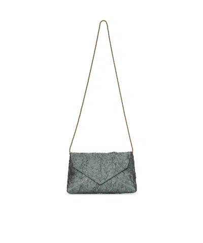 Dries Van Noten Flap Shoulder Bag In Gray