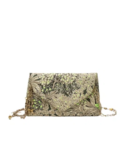 Dries Van Noten Flap Shoulder Bag In Nude