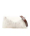 Dries Van Noten Flap Shoulder Bag In White