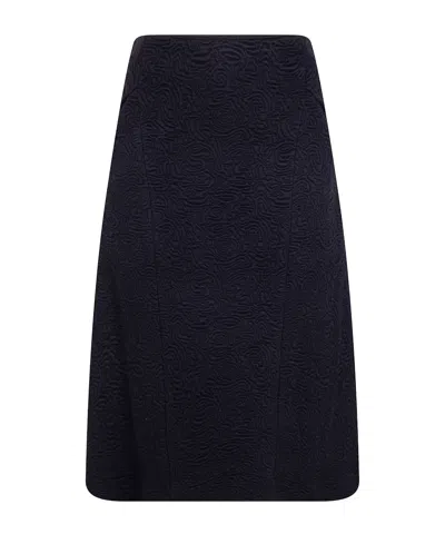Dries Van Noten Flared Skirt In Black