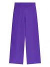 Dries Van Noten Hose Mit Geradem Bein In Purple