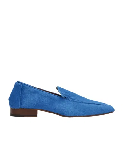 Dries Van Noten Flat Loafers In Blue