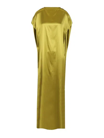 Dries Van Noten Floor-length Dress In Green