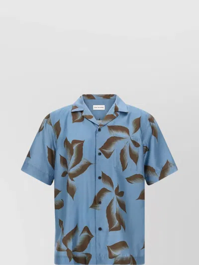DRIES VAN NOTEN 'FLORAL CAMP COLLAR SHIRT WITH CHEST POCKET'