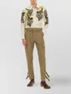 Dries Van Noten Floral Embroidered Slim Fit Long Sleeve Shirt In Multi