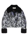 Dries Van Noten Floral-jacquard Jacket In Multi